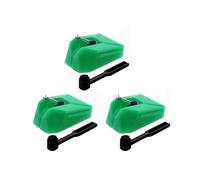 3X Punta di Ricambio per Giradischi per Puntina AT-VMN95E, Puntina Ellittica per Giradischi per AT-LP120X