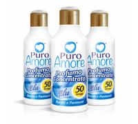 3x Puro Amore Profumo Concentrato Blu per Bucato e Pavimenti