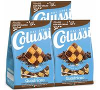 3X Quadricao Biscotti Frollino con Cacao e Cereali Antichi per colussi 450g