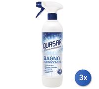 3x Quasar Anticalcare 580 Ml. Trigger Bagno Igienizzante