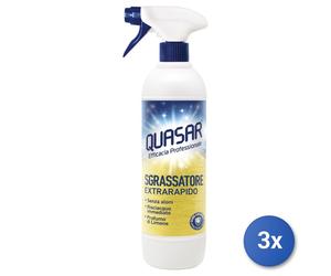 3x Quasar Sgrassatore Trigger 580 Ml. Extra Rapido