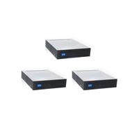 3X Rack Mobile Senza Vassoio Interno III da 2,5 un 3,5 Pollici, Senza Vassoio, per Backplane del Disco Rigido SSD HDD da 2,5 Pollici