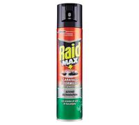 3x Raid Insetticida Spray Azione UltraRapida Scarafaggi Formiche 400 ml