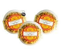 3X Reale Naples Pasticceria Struffoli Artigianali Napoletani Fritti Conditi al Miele 300g (2024) con Portachiavi CAIYA®