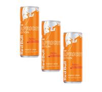 3x Red Bull Albicocca Fragola Summer Edition 250 ml bevanda energetica