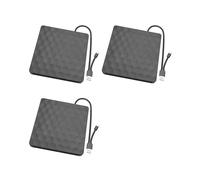 3X Registratore Blu-Ray Mobile Esterno USB 3.0 Masterizzatore DVD TYPE-C Supporto per Unità Blu-Ray Portatile 3D 25G 50G per Laptop Desktop