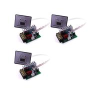 3X Regolatore di Tensione SCR 4000W 220V AC Regolatore di Temperatura Della Velocità del Motore Elettrico + Contatori Digitali per Scaldabagno