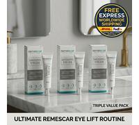 3x Remescar Sagging Eyelids (8ml) TRIPLE PACK RITUAL - SPEDIZIONE ESPRESSA GR...