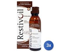 3x Restivoil Olio Shampoo 150 Ml. Sia Normali Che Grassi