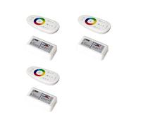 3X RF LED Telecomando 2.4GHz Wireless RF Touch LED RGB Dimmer Controller per 5050 3528 RGB LED Strip Light 12V/24V
