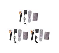 3X RF to AV Converter,Channel Selector,Booster,Cable TV to Projection TV,Video Port Supports Full System US Plug