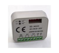 3X Ricevitore Telecomando Universale per Porta Garage Interruttore Controller 2CH per Trasmettitore RX Multifrequenza 433-900 MHz Bianca