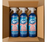 3x RIO AZZURRO Bum Bum Vetri e Cristalli 800ml Pulitore Brillantezza