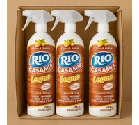 3X Rio Azzurro Spray 750ml Detergente Legno e Parquet Brillantezza Protetta