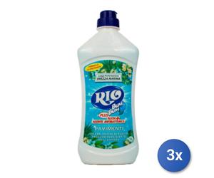 3x Rio Bum Bum Plus Pavimenti 1000 Ml. Brezza Marina