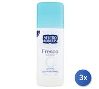 3x Roberts Deodorante Stick 40 Ml. Fresco Blu