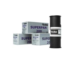 3X Rollei Superpan 200 120 Pellicola In Bianco E Nero