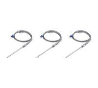 3X RTD Pt100 Inossidabile Sonda Temperatura Sensore 2M 98mm 3 Fili -507155
