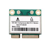 3X(RTL8852BE Scheda di Rete WiFi 6 1800Mbps BT 5.2 Dual Band MiniPCIe 802.3350