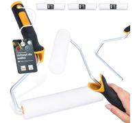 3x Rullo Schiuma 15 cm Rotoli Pittura Idropitture Vernici Smalti Impregnanti Muri Strumento Supporto Versatile Lavori Ristrutturazione Domestica Professionale