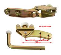 3x RUOLI RULLO GUIDA PORTA LATERALE SCORREVOLE - SET PER VW T4 TRANSPORTER IV