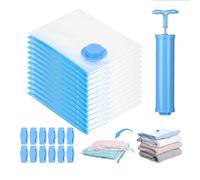 3X(Sacchetti Sottovuoto per Vestiti, Confezione da 12, Sacchetti Sottovuoto3007