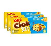 3X Saiwa - Oro Ciok Soft il nuovo Snack con Pepite di Cioccolato 5x30g , 150g [3 Confezioni]