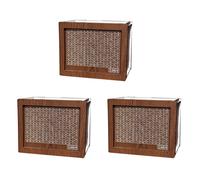 3X Salvadanaio Retrò Giapponese con Scatole Portamonete nel Legno per Bambi9122