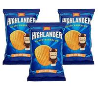 3X San Carlo Highlander Patatine al Gusto Barbecue "Kiss my BBQ!" 130gr [3 Confezioni]