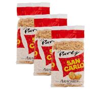 3X San Carlo Party Arachidi Dorate e Salate 1000g - Maxi Confezione