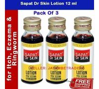 3X SAPAT LOTION per timbri, prurito, eczema per tutte le generazioni - spediz...
