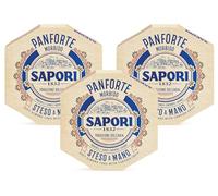 3X Sapori Panforte Morbido con Mandorle e Canditi Finemente Lavorati 320g