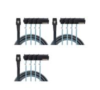 3X Sas Sff-8087 A 4 Sff-8482 Server Array Card Hard Drive Cavo Dati Cavo di Alimentazione 0,5 M