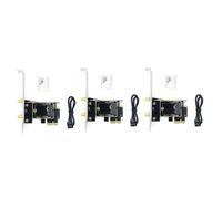 3X Scheda Adattatore per Scheda di Rete da NGFF M.2 un PCIE la Scheda Adatt7409