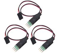 3X Scheda di Controllo Remoto CH3 Modulo di Controllo Della Luce per La Lampada Spia per Auto Modello RC Plug and