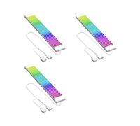3X Scheda di Sincronizzazione ARGB con Striscia LED RGB per Alimentazione Computer Scheda Grafica ATX 24PIN GPU Custodia per Cavo da 8 Pin X8