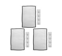 3X Schermo per Proiettore Portatile per Home Theater per Esterni HD Bianca Pieghevole Anti-Piega (60 Pollici)