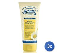 3x Schultz Balsamo Per Capelli 200 Ml. Camomilla Ravvivante