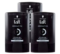 3x Schwarzkopf Taft Gel Absolut Fit Styling Waterproof Delicato 300 ml