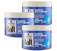 3x Schwarzkopf Taft Pasta Extreme Gel Tenuta Extra Forte Effetto Look 250 ml