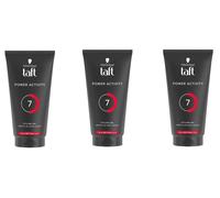 3x Schwarzkopf Taft Power Invisible Hair Styling Modelling Power Gel 3x150 ml