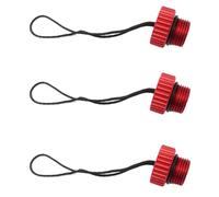 3X Scuba Diving DIN Valvola del Serbatoio Coperchio Filettato 5/8-14NPS Tap5741