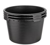 3x Secchiello per Mortaio Tondo 65 Litro Vaso Secchio Costruzione di Cemento
