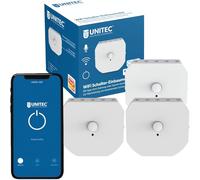 3x Set WLAN Smart Interruttore Einbaumodul Wifi Luce per Alexa Google Tuya