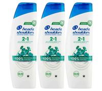 3x Shampoo 2 in 1 Head & Shoulders Anti Forfora e Anti Prurito 250 ml