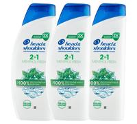 3x Shampoo+Balsamo 2 in 1 Antiforfora Head & Shoulders Menthol Fresh 625 ml x 3