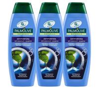 3x Shampoo Palmolive Anti Forfora alla Menta Selvatica 350 ml FORMATO GRANDE