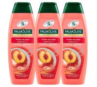3x Shampoo Palmolive Hydra Balance alla Pesca 350 ml FORMATO GRANDE