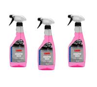 3x Shampoo Secco Auto e Moto 500ml - Lucidante, Protettivo e Facile da Usare