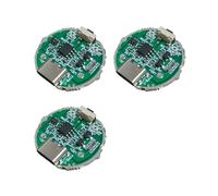 3X Side Press Strong Light Flashlight Driver Board Interruttore Circuito Scheda Interfaccia USB Circuito Scheda Accessori DIY 10W